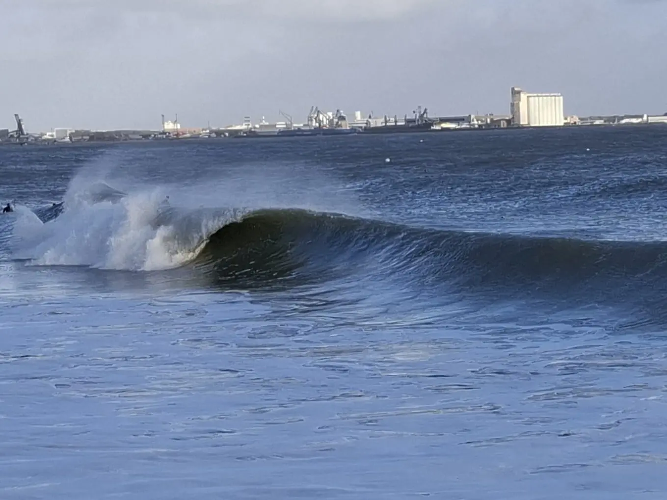 Vague creuse et parfaite à Rivedoux-Plage